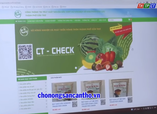 Sàn thương mại điện tử cho nông sản Cần Thơ
